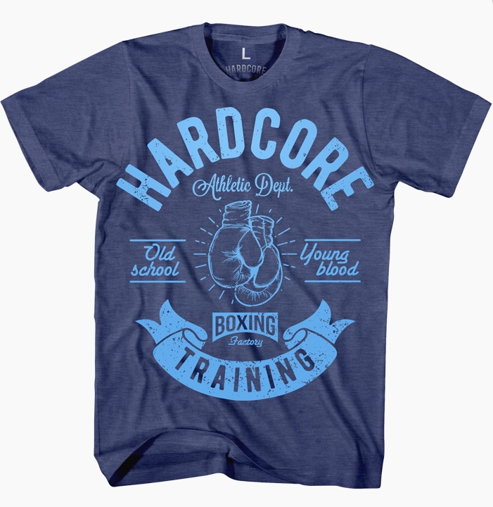 Футболка Hardcore Training Gloves Navy Melange