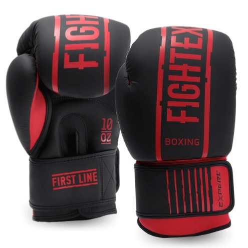 Перчатки боксерские FIGHT EXPERT Boxing Matt 12 OZ красный