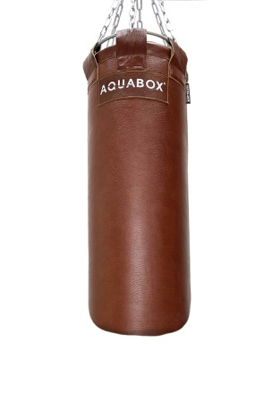 Мешок боксерский водоналивной AQUABOX кожа, черн, 30*180-60