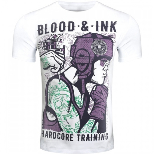 Футболка Hardcore Training Blood & Ink #2 M белый
