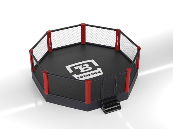 Октагон TOTALFIGHT высота помоста 1м, диаметр 5м