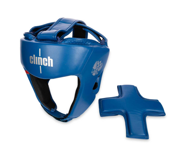 Шлем боксерский CLINCH Olimp Dual S синий