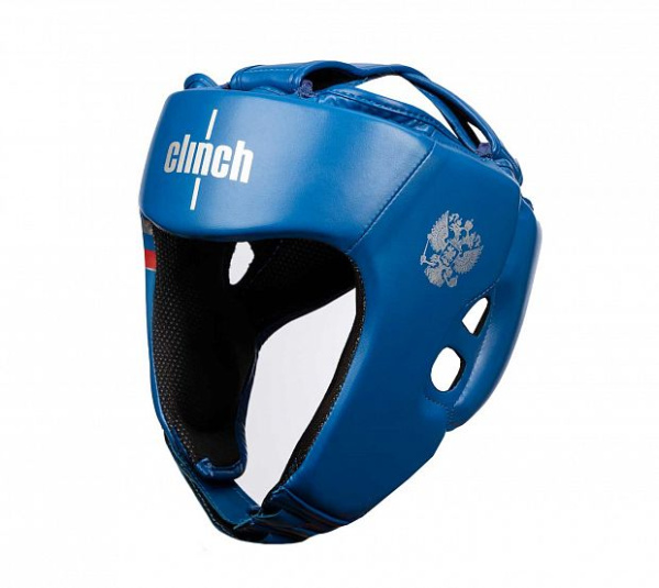 Шлем боксерский CLINCH Olimp Dual S синий