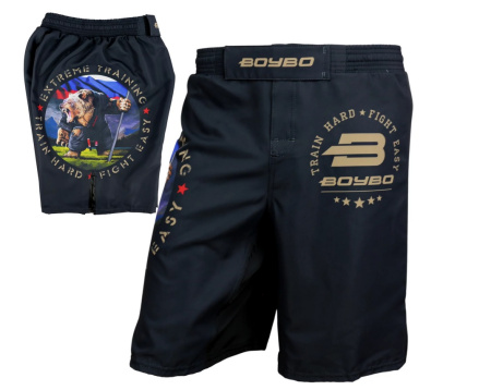 Шорты BOYBO Russion Bear MMA детские XL черный