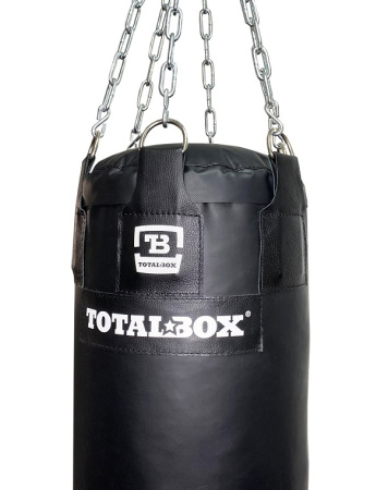 Мешок боксерский набивной TOTALBOX ткань ПВХ, черн, 45*150-90
