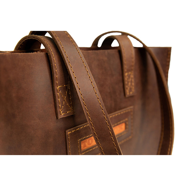 Сумка-шоппер 9 кожаная, 35*30*14