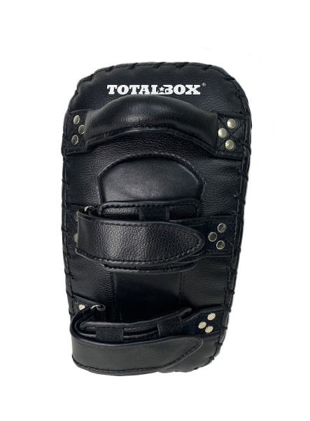 Макивара Полувогнутая TOTALBOX кожа, черн, 21*40*12