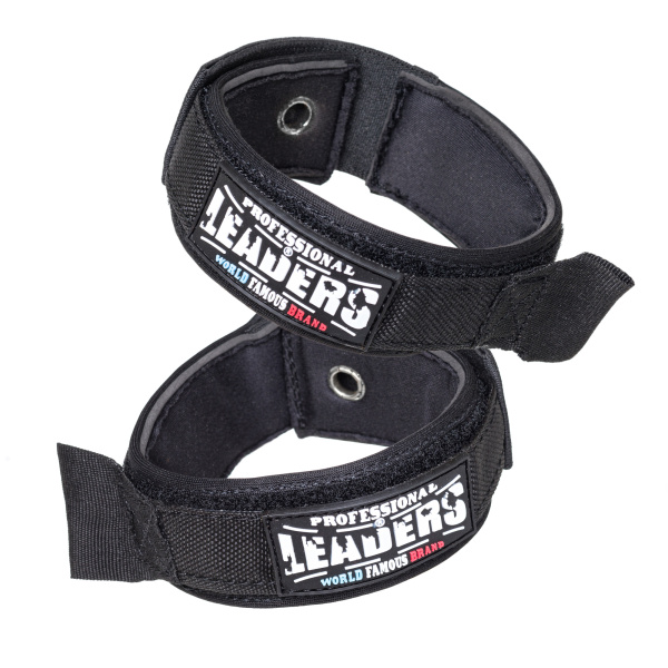 Перчатки боксерские на шнуровке LEADERS LS 12 OZ черн/красн