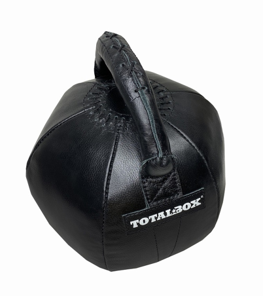 Гиря TOTALBOX кожа, черн, 5кг