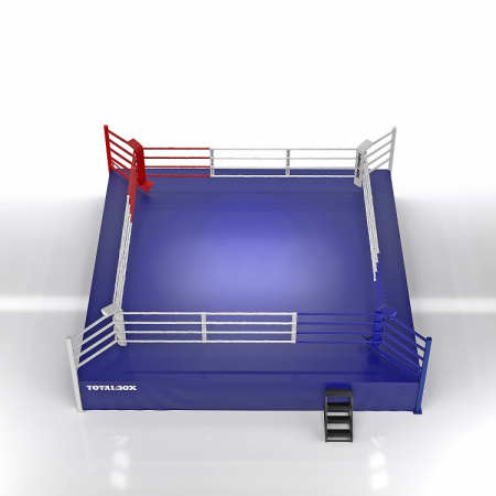 Ринг боксерский Соревновательный на помосте TOTALBOX,по канатам 6,1*6,1м, 7,8*7,8*1м 