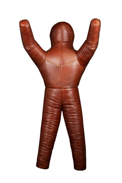 Манекен для борьбы Двуногий TOTALBOX кожа, корич, 120-20