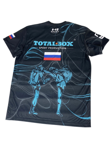 Футболка тренировочная Totalbox Kickboxing XXL черный
