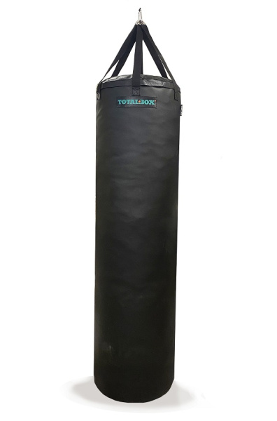 Мешок боксерский набивной напольный СУПЕР ТЯЖ TOTALBOX ткань ПВХ, черн, 59*210-125 