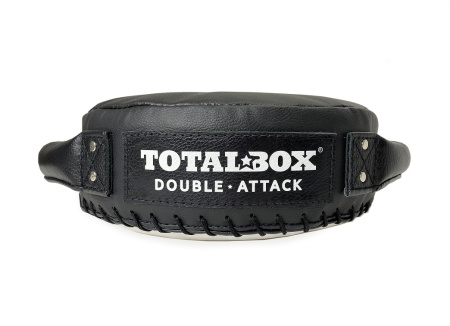 Макивара Круглая DOUBLE ATTACK TOTALBOX экокожа, черн/бел, 35*10 