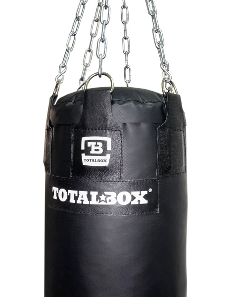 Мешок боксерский набивной TOTALBOX ткань ПВХ, черн, 35*180-85
