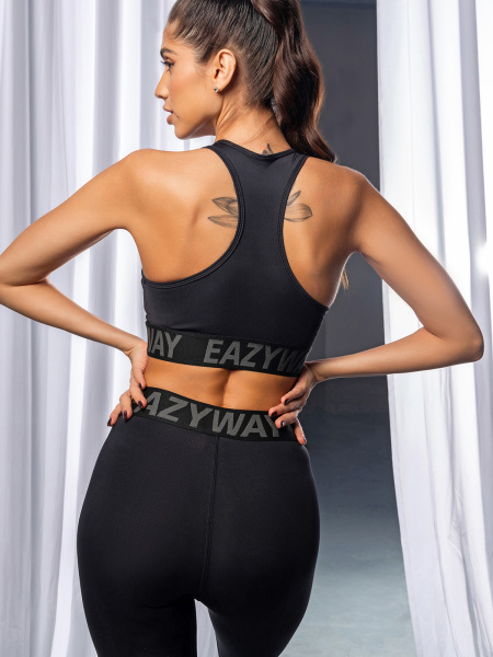 Бра Eazyway со вставными чашками XS черный
