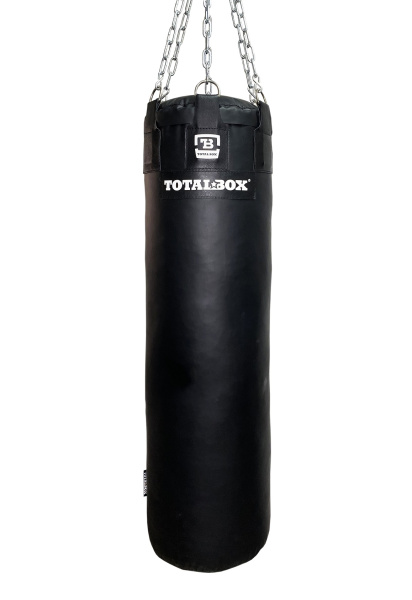 Мешок боксерский набивной TOTALBOX ткань ПВХ, черн, 30*120-45