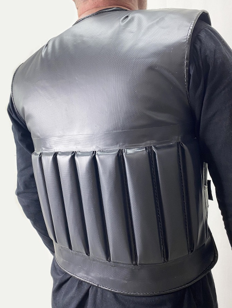 Жилет-утяжелитель для Уникена ткань ПВХ, черн, 10кг