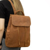 Сумка-рюкзак кожаная 25*32, корич