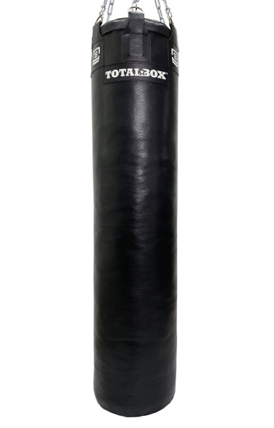 Мешок боксерский набивной TOTALBOX кожа, черн, 35*150-70