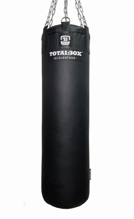 Мешок боксерский набивной ECOLEATHER TOTALBOX экокожа, черн, 35*180-85
