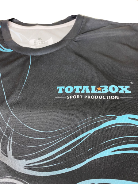 Футболка тренировочная Totalbox Kickboxing XXL черный