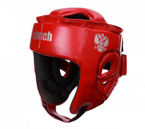 Шлем для кикбоксинга CLINCH Helmet Kick S красный