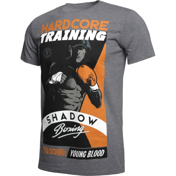 Футболка Hardcore Training Shadow Boxing М серый