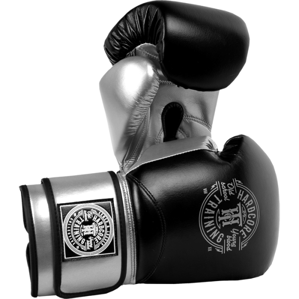Перчатки боксерские HARDCORE TRAINING HardLea 12 OZ серый