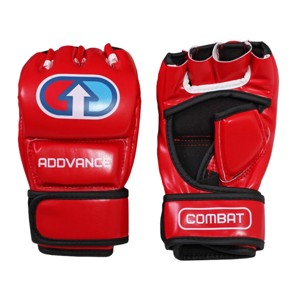 Перчатки для боевого самбо ADDVANCE Combat M красный