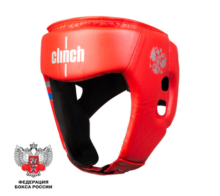 Шлем боксерский CLINCH Olimp XL красный